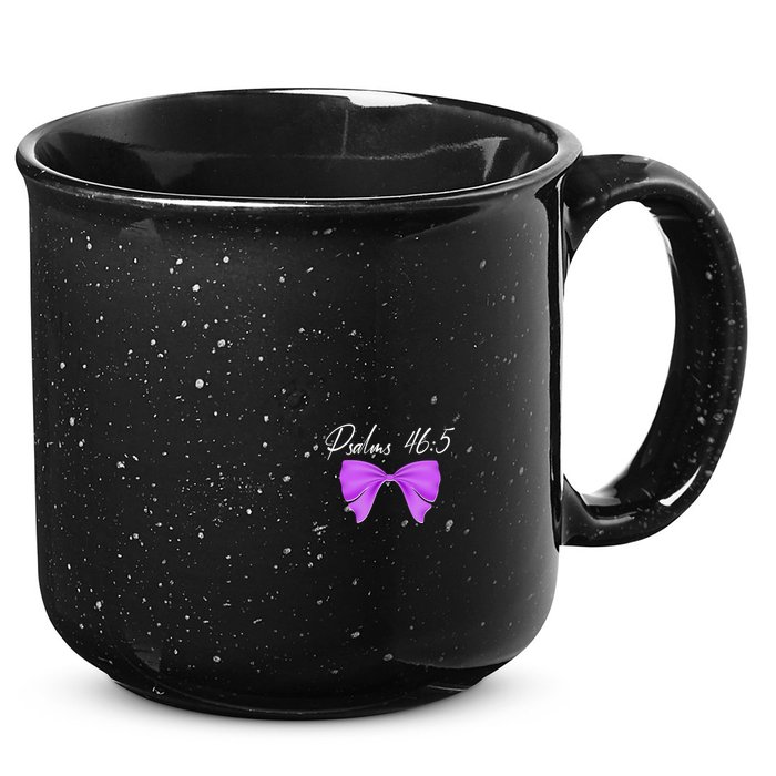 God Is Within Her She Will Not Fall Psalms 46:5 Front Back 15oz Campfire Ceramic Mug