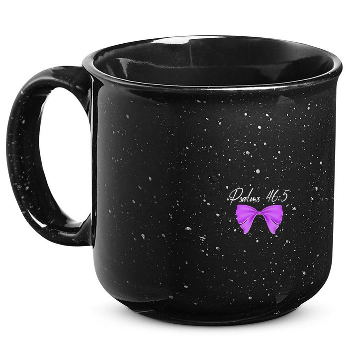God Is Within Her She Will Not Fall Psalms 46:5 Front Back 15oz Campfire Ceramic Mug