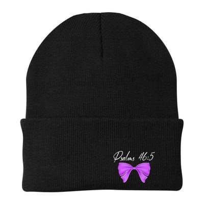 God Is Within Her She Will Not Fall Psalms 46:5 Front Back Beanie