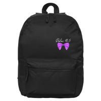God Is Within Her She Will Not Fall Psalms 46:5 Front Back 16 in Basic Backpack