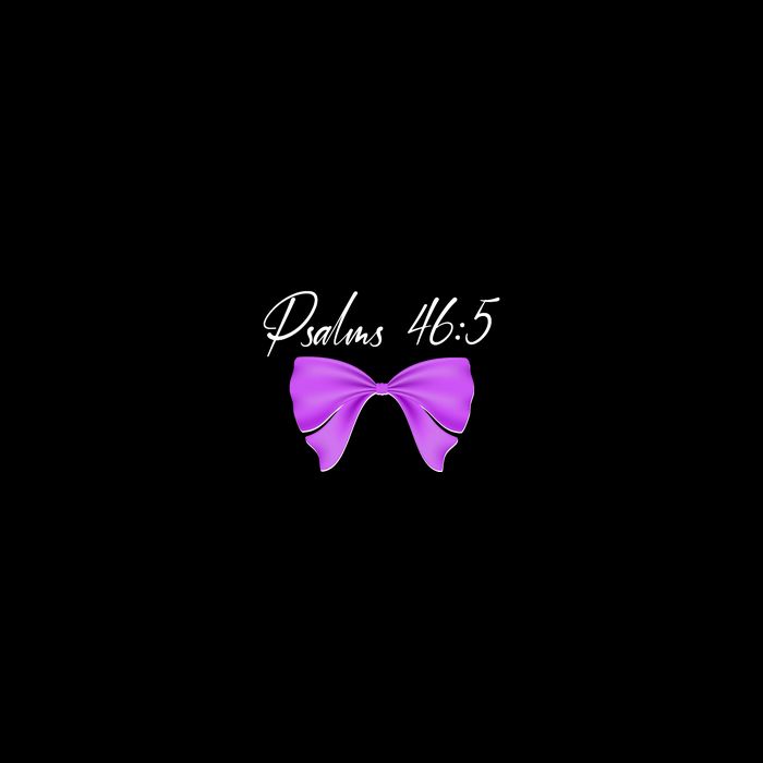 God Is Within Her She Will Not Fall Psalms 46:5 Front Back 16 in Basic Backpack
