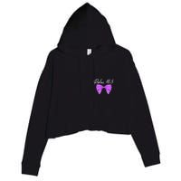 God Is Within Her She Will Not Fall Psalms 46:5 Front Back Crop Fleece Hoodie