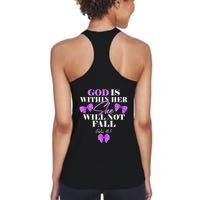 God Is Within Her She Will Not Fall Psalms 46:5 Front Back Womens Tank Top