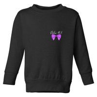 God Is Within Her She Will Not Fall Psalms 46:5 Front Back Toddler Sweatshirt