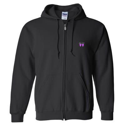 God Is Within Her She Will Not Fall Psalms 46:5 Front Back Full Zip Hoodie