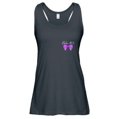 God Is Within Her She Will Not Fall Psalms 46:5 Front Back Ladies Essential Flowy Tank