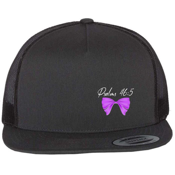 God Is Within Her She Will Not Fall Psalms 46:5 Front Back Flatbill Hat