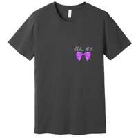 God Is Within Her She Will Not Fall Psalms 46:5 Front Back Premium T-Shirt