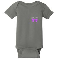 God Is Within Her She Will Not Fall Psalms 46:5 Front Back Baby Bodysuit