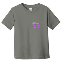 God Is Within Her She Will Not Fall Psalms 46:5 Front Back Toddler T-Shirt