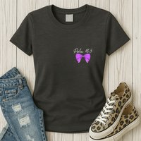 God Is Within Her She Will Not Fall Psalms 46:5 Front Back Womens T-Shirt