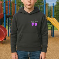God Is Within Her She Will Not Fall Psalms 46:5 Front Back Kids Hoodie