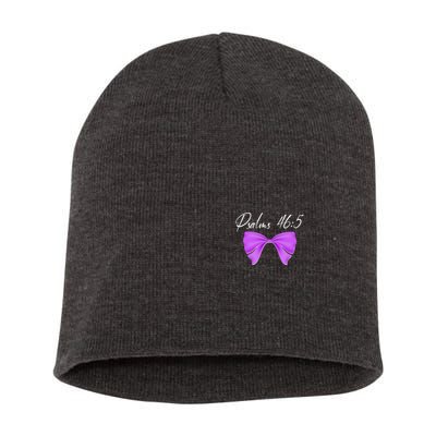 God Is Within Her She Will Not Fall Psalms 46:5 Front Back Short Acrylic Beanie