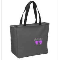 God Is Within Her She Will Not Fall Psalms 46:5 Front Back Zip Tote Bag