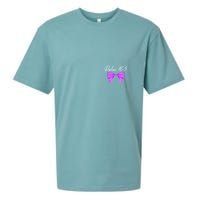 God Is Within Her She Will Not Fall Psalms 46:5 Front Back Sueded Cloud Jersey T-Shirt