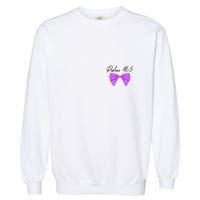 God Is Within Her She Will Not Fall Psalms 46:5 Front Back Garment-Dyed Sweatshirt