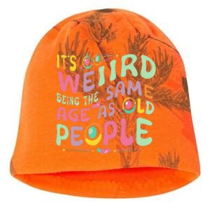 groovy It's Weird Being The Same Age As Old People  Kati - Camo Knit Beanie