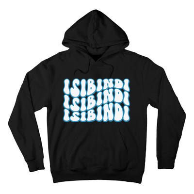 Groovy Isibindi Wavy Style School Spirit Wear  Tall Hoodie