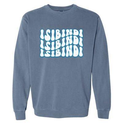 Groovy Isibindi Wavy Style School Spirit Wear  Garment-Dyed Sweatshirt