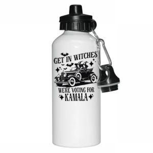 Get In Witches WeRe Voting For Kamala Aluminum Water Bottle