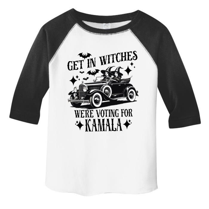 Get In Witches WeRe Voting For Kamala Toddler Fine Jersey T-Shirt