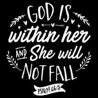 God Is Within Her Jesus Christian Psalm 465 Impact Tech Backpack