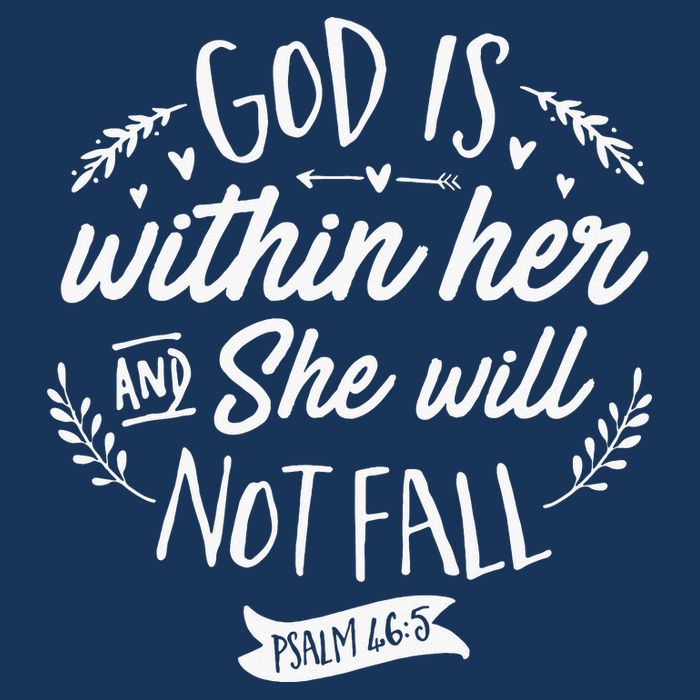 God Is Within Her Jesus Christian Psalm 465 Cool Comfort Performance Bucket Hat