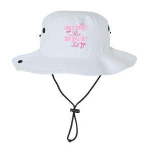 God Is Within Her She Will Not Fall Bible Verse Coquette Bow Great Gift Legacy Cool Fit Booney Bucket Hat