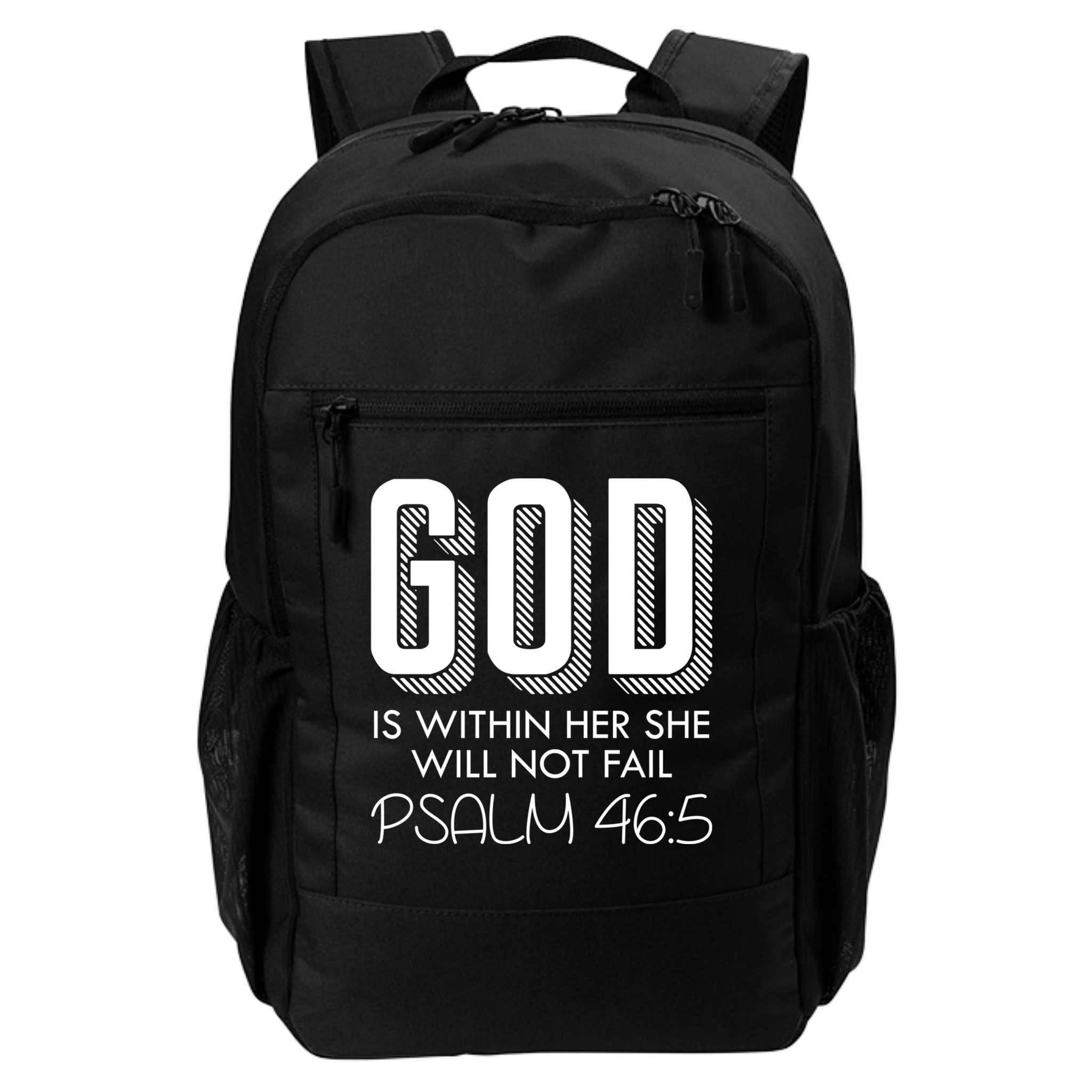 God Is Within Her She Will Not Fail Prayer Cool Gift Backpack