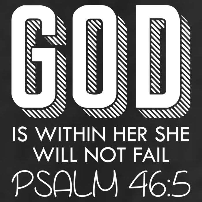 God Is Within Her She Will Not Fail Prayer Cool Gift Hat