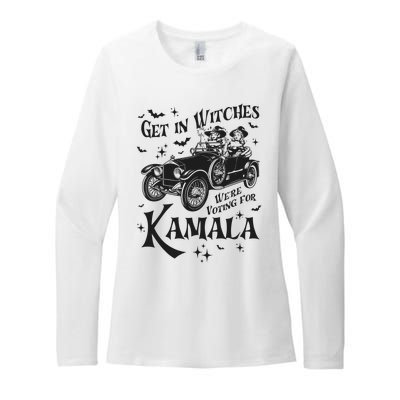 Get In Witches WeRe Voting For Kamala Womens CVC Long Sleeve Shirt