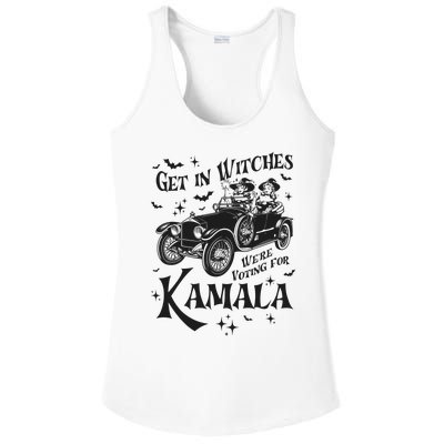 Get In Witches WeRe Voting For Kamala Ladies PosiCharge Competitor Racerback Tank