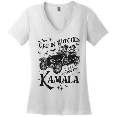 Get In Witches WeRe Voting For Kamala Women's V-Neck T-Shirt