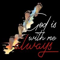 God Is With Me Always Footsteps 16 in Basic Backpack