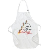 God Is With Me Always Footsteps Apron
