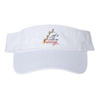 God Is With Me Always Footsteps Visor