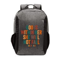 God Is Within Her She Will Not Fall Vector Backpack
