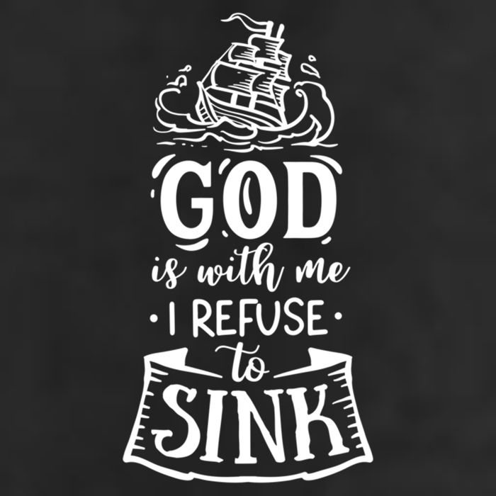 God Is With Me I Refuse To Sink Gift 15oz Campfire Ceramic Mug