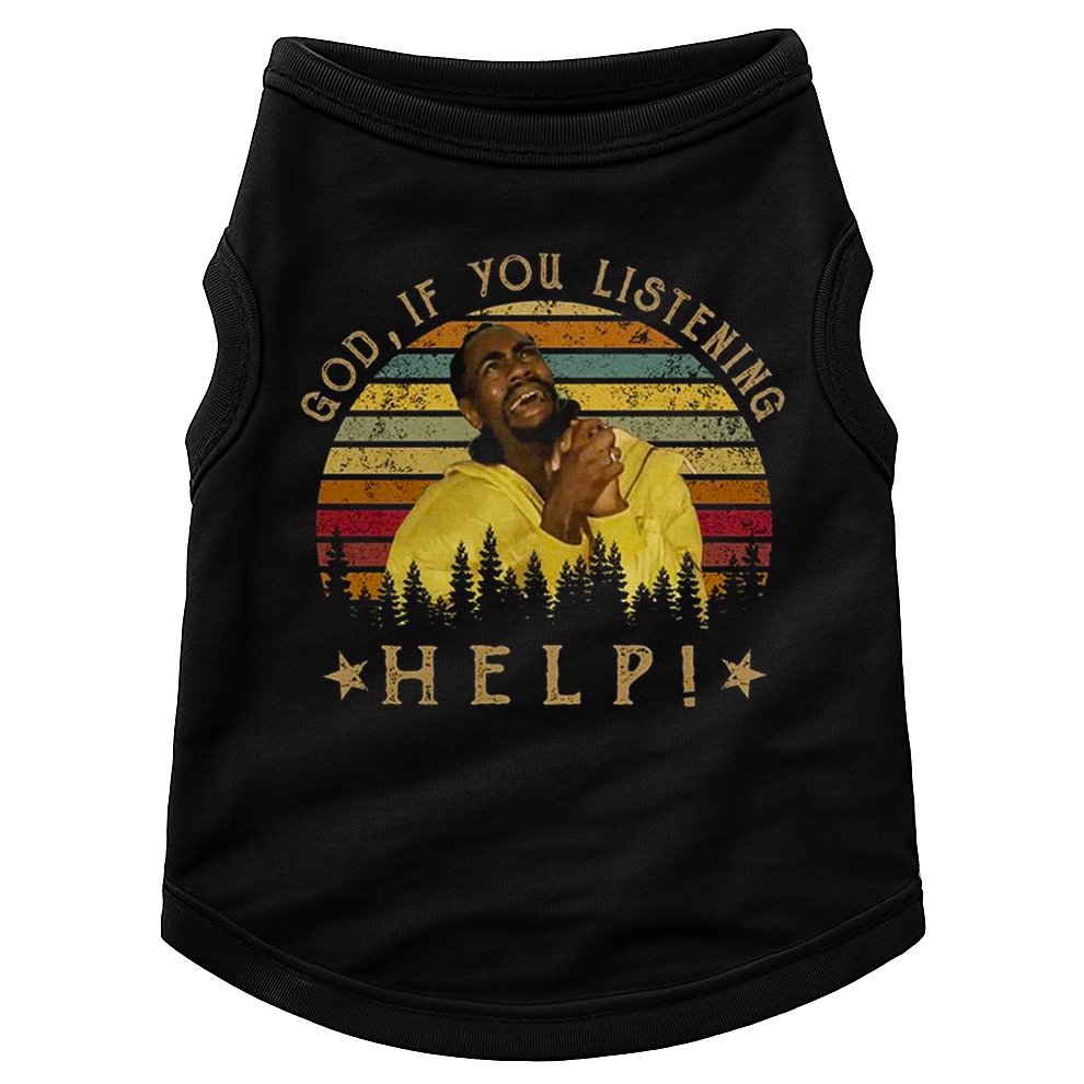 God If You Listening Help Vintage Sir Smoke Alot Doggie Tank