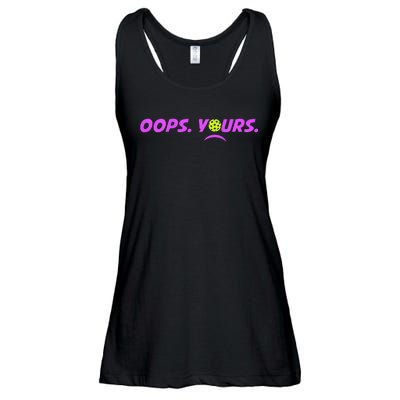 Got It.Oops Yours Funny Pickleball Lovers Ladies Essential Flowy Tank