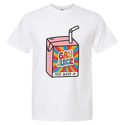 Gay Juice 100% Queer AF Queer Pride Awareness Queer Future Pride Month Garment-Dyed Heavyweight T-Shirt