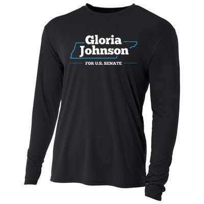 Gloria Johnson 2024 For U.S. Senate Tennessee Cooling Performance Long Sleeve Crew