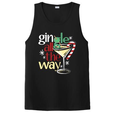 Gingle Jingle All The Way Gin Christmas Martini Gift PosiCharge Competitor Tank