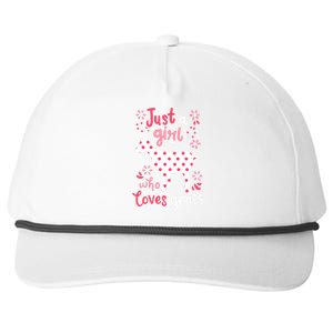 Goat Just A Girl Goats Gift Snapback Five-Panel Rope Hat