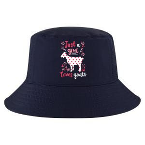 Goat Just A Girl Goats Gift Cool Comfort Performance Bucket Hat