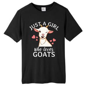 Goat Just A Who Loves Goats Farmer Goat Mom Tall Fusion ChromaSoft Performance T-Shirt