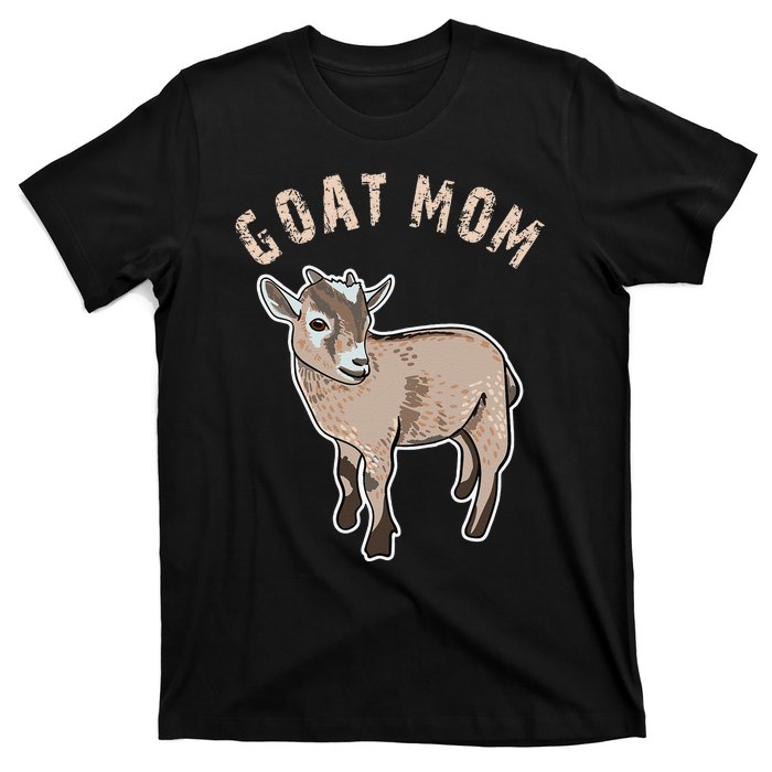 Goat  Just A  Who Loves Goats Farmer Goat Mom T-Shirt