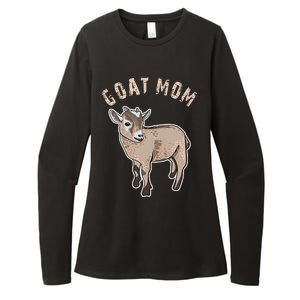 Goat  Just A  Who Loves Goats Farmer Goat Mom Womens CVC Long Sleeve Shirt