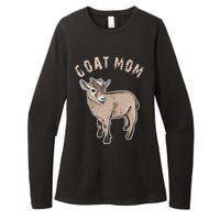 Goat  Just A  Who Loves Goats Farmer Goat Mom Womens CVC Long Sleeve Shirt