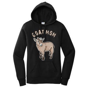 Goat  Just A  Who Loves Goats Farmer Goat Mom Women's Pullover Hoodie